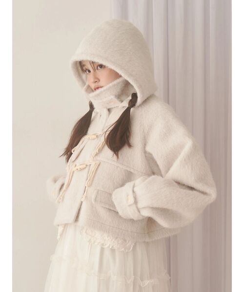 milk shaggy Duffle Coat（ダッフルコート）｜merry jenny（メリー