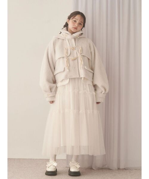 milk shaggy Duffle Coat（ダッフルコート）｜merry jenny（メリー