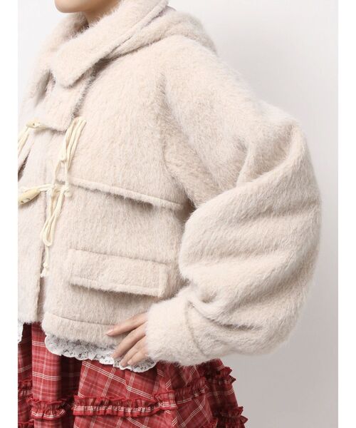 merry jenny(メリージェニー)の「milk shaggy Duffle Coat(ダッフルコート・レディース・オフホワイト/ピンク/ミント・FREE)」の21枚目の写真