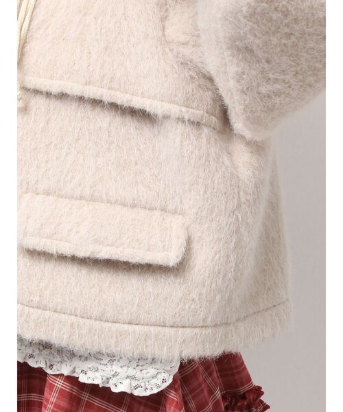 merry jenny(メリージェニー)の「milk shaggy Duffle Coat(ダッフルコート・レディース・オフホワイト/ピンク/ミント・FREE)」の18枚目の写真