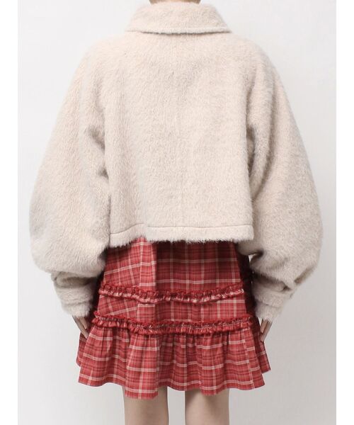 merry jenny(メリージェニー)の「milk shaggy Duffle Coat(ダッフルコート・レディース・オフホワイト/ピンク/ミント・FREE)」の15枚目の写真