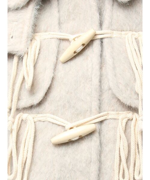 merry jenny(メリージェニー)の「milk shaggy Duffle Coat(ダッフルコート・レディース・オフホワイト/ピンク/ミント・FREE)」の11枚目の写真