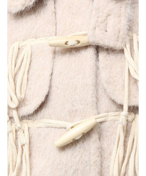 merry jenny(メリージェニー)の「milk shaggy Duffle Coat(ダッフルコート・レディース・オフホワイト/ピンク/ミント・FREE)」の10枚目の写真