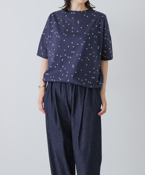 かぐれ（カグレ）の「小花ドロストプルオーバー（シャツ/ブラウス