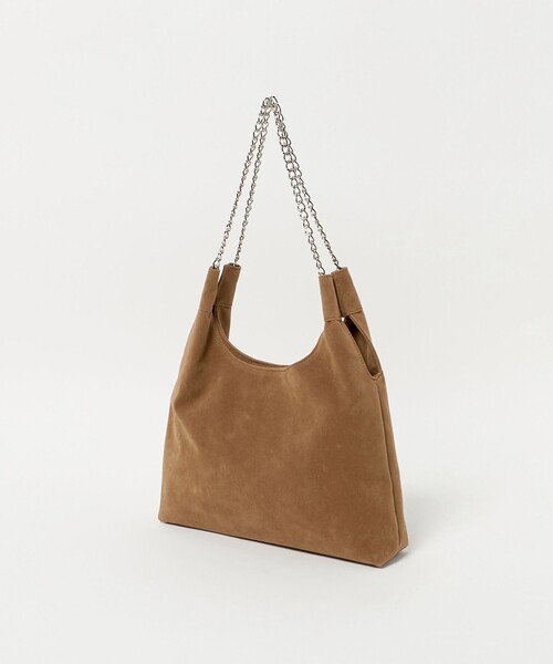 BEAUTY&YOUTH UNITED ARROWS（ビューティーアンドユースユナイテッドアローズ）の「スエードライク チェーン ショルダーバッグ（ショルダーバッグ・レディース・ベージュ/ダークブラウン・FREE）」の12枚目の写真