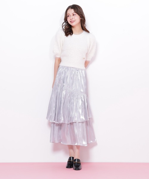 JILL by JILL STUART(ジルバイジルスチュアート)の「◇ハートプレート付きフェザーニット(ニット/セーター・レディース・ピンク/グリーン/ブラウン/ホワイト・FREE)」の17枚目の写真