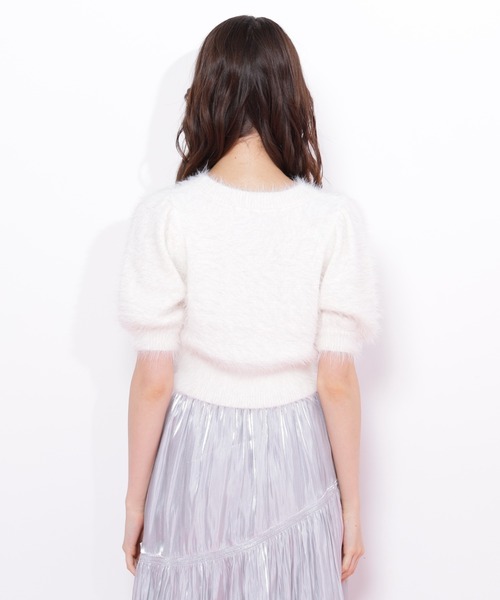 JILL by JILL STUART(ジルバイジルスチュアート)の「◇ハートプレート付きフェザーニット(ニット/セーター・レディース・ピンク/グリーン/ブラウン/ホワイト・FREE)」の19枚目の写真