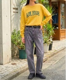T-GRAPHICS ビッグロゴプリント長袖Tシャツ