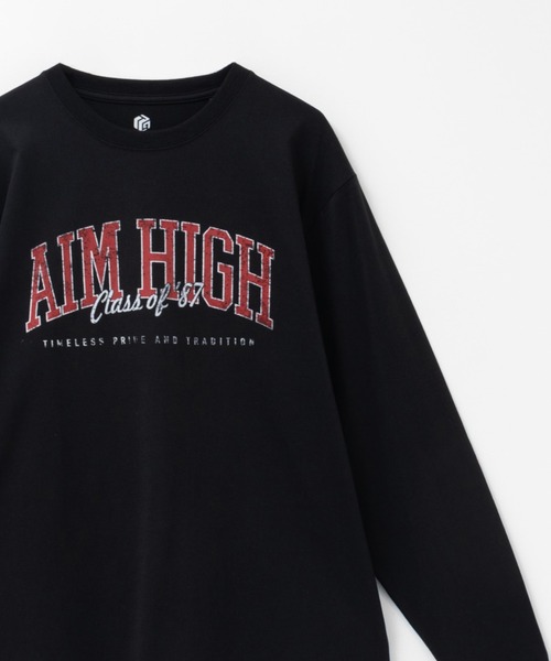 Mac-House(マックハウス)の「T-GRAPHICS ビッグロゴプリント長袖Tシャツ(Tシャツ/カットソー・メンズ・グレー/レッド/ホワイト/イエロー/ブラック・S/M/XL/L)」の1枚目の写真