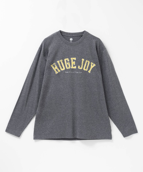 Mac-House(マックハウス)の「T-GRAPHICS ビッグロゴプリント長袖Tシャツ(Tシャツ/カットソー・メンズ・グレー/レッド/ホワイト/イエロー/ブラック・S/M/XL/L)」の12枚目の写真
