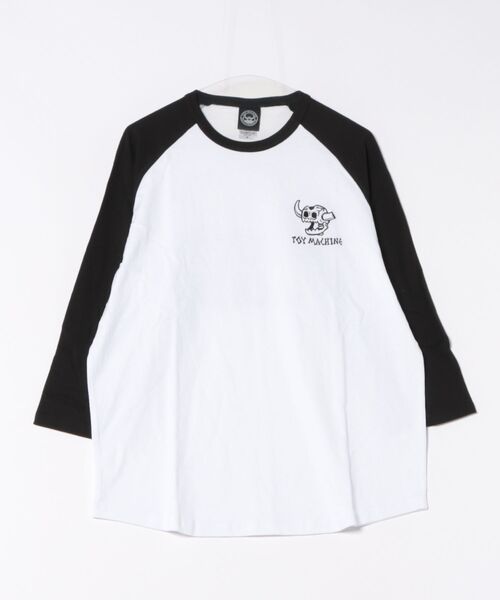 TOY　MACHINE（トイ　マシーン）の「TOY MACHINE/トイマシーン 七分 長袖 Tシャツ ロンT ラグラン バックプリント ロゴ オーバーサイズ RGL 3/4 TEE MTMFFLT4（Tシャツ/カットソー・メンズ・ホワイト系その他2/ホワイト系その他3/ホワイト系その他・XL/L/M）」の15枚目の写真