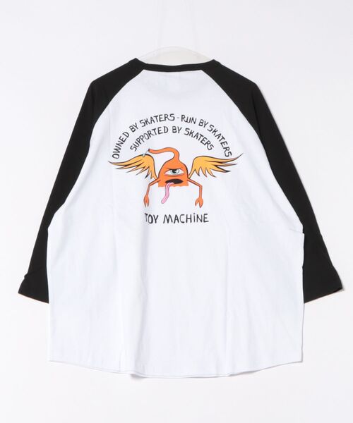 TOY　MACHINE（トイ　マシーン）の「TOY MACHINE/トイマシーン 七分 長袖 Tシャツ ロンT ラグラン バックプリント ロゴ オーバーサイズ RGL 3/4 TEE MTMFFLT4（Tシャツ/カットソー・メンズ・ホワイト系その他2/ホワイト系その他3/ホワイト系その他・XL/L/M）」の17枚目の写真