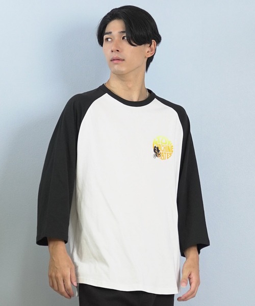 TOY　MACHINE（トイ　マシーン）の「TOY MACHINE/トイマシーン 七分 長袖 Tシャツ ロンT ラグラン バックプリント ロゴ オーバーサイズ RGL 3/4 TEE MTMFFLT4（Tシャツ/カットソー・メンズ・ホワイト系その他2/ホワイト系その他3/ホワイト系その他・XL/L/M）」の10枚目の写真