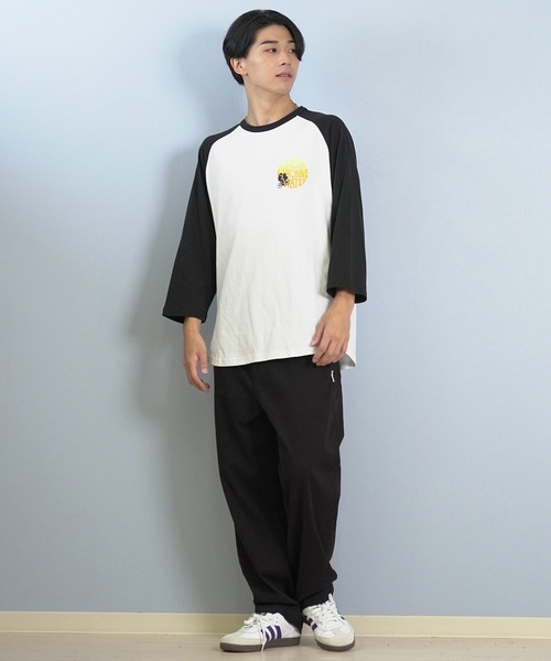 TOY　MACHINE（トイ　マシーン）の「TOY MACHINE/トイマシーン 七分 長袖 Tシャツ ロンT ラグラン バックプリント ロゴ オーバーサイズ RGL 3/4 TEE MTMFFLT4（Tシャツ/カットソー・メンズ・ホワイト系その他2/ホワイト系その他3/ホワイト系その他・XL/L/M）」の12枚目の写真