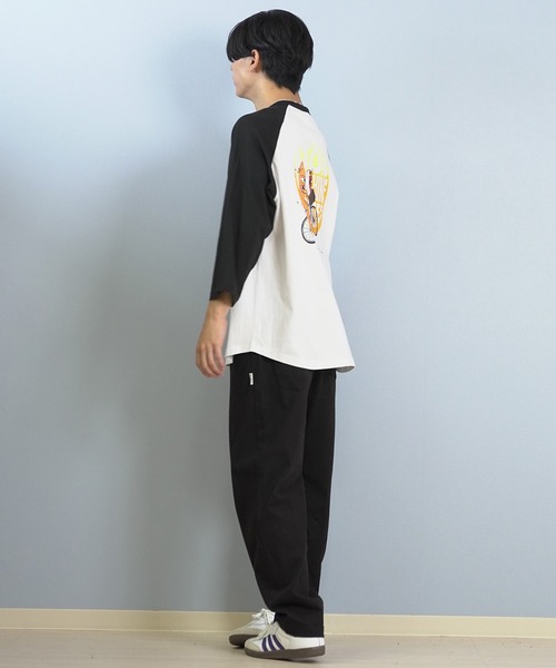 TOY　MACHINE（トイ　マシーン）の「TOY MACHINE/トイマシーン 七分 長袖 Tシャツ ロンT ラグラン バックプリント ロゴ オーバーサイズ RGL 3/4 TEE MTMFFLT4（Tシャツ/カットソー・メンズ・ホワイト系その他2/ホワイト系その他3/ホワイト系その他・XL/L/M）」の13枚目の写真