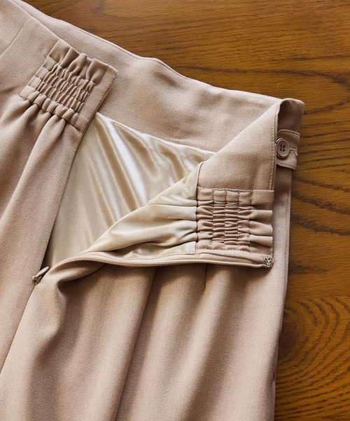 VIS（ビス）の「【美easy】ウーリッシュマーメイドスカート/セットアップ対応・イージーケア（スカート・レディース・ダークブラウン/ベージュ系その他2/ベージュ/ブラック/グレー/オフホワイト・SS/S/M/L）」の10枚目の写真