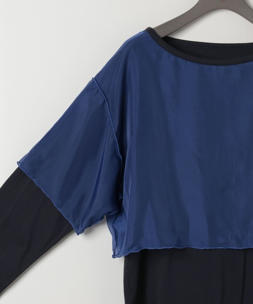 eL（エル）の「【eL】Sheer Layered TEE LS/581445（Tシャツ/カットソー・レディース・グレー系その他/ネイビー系・FREE）」の13枚目の写真