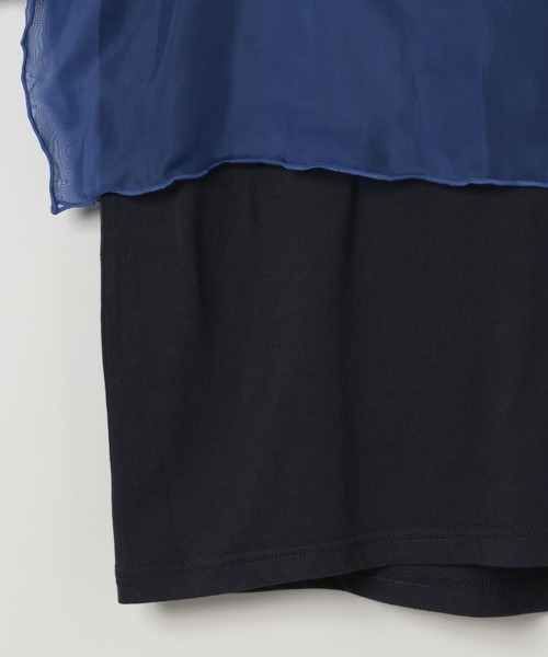 eL（エル）の「【eL】Sheer Layered TEE LS/581445（Tシャツ/カットソー・レディース・グレー系その他/ネイビー系・FREE）」の15枚目の写真