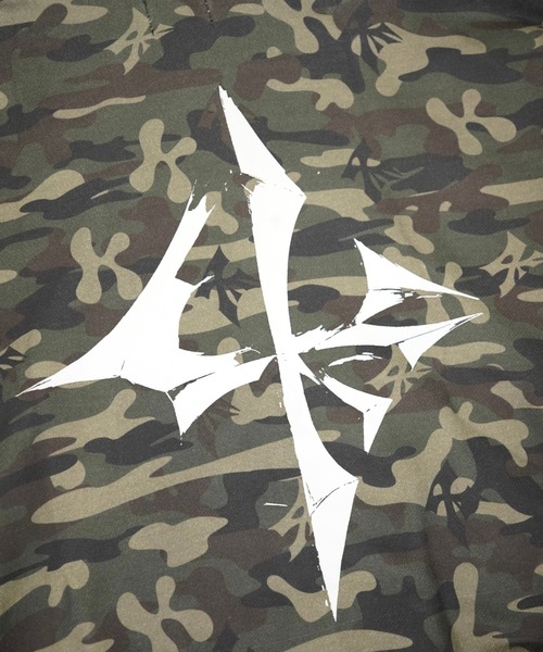 LOVE KILLER(ラブキラー)の「A'GEM/9 × .kom 『LOVE KILLER/ラブ キラー』CAMO LOGO CAT ZIP-UP HOODIE/ カモフラロゴ キャットジップアップパーカー(パーカー・メンズ・グレー・FREE)」の15枚目の写真