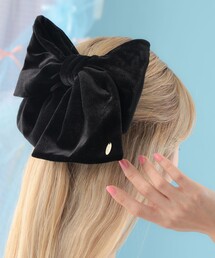 CAROLINA GLASER（カロリナ グレイサー）の「ベロアリボン バレッタ（バレッタ/ヘアクリップ）」