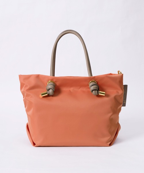 VIOLAd'ORO（ヴィオラドーロ）の「【VIOLAd'ORO】BIANCA-ナイロントートバッグ（トートバッグ・レディース・オレンジ・FREE）」の10枚目の写真