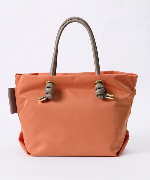 VIOLAd'ORO（ヴィオラドーロ）の「【VIOLAd'ORO】BIANCA-ナイロントートバッグ（トートバッグ・レディース・オレンジ・FREE）」の12枚目の写真