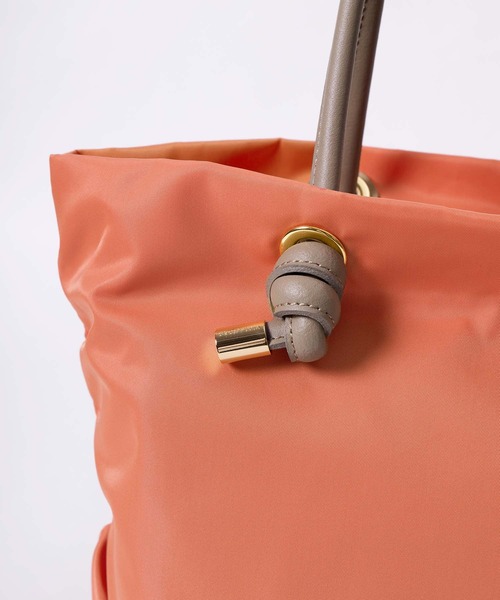 VIOLAd'ORO（ヴィオラドーロ）の「【VIOLAd'ORO】BIANCA-ナイロントートバッグ（トートバッグ・レディース・オレンジ・FREE）」の16枚目の写真