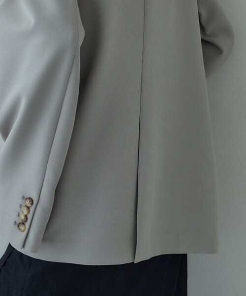 GALLEST（ギャレスト）の「ダブルクロスオーバージャケット（テーラードジャケット・レディース・ブラック/ベージュ・38/34）」の15枚目の写真