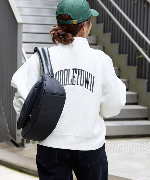 別注【CHAMPION/チャンピオン】for JS ハーフジップスウェット 【公式