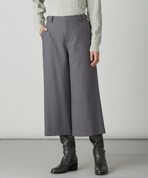 【WEB限定カラーあり】ツムギートflannel クロップド パンツ