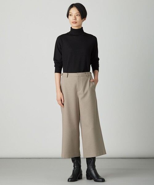 J.PRESS(ジェイプレス)の「【WEB限定カラーあり】ツムギートflannel クロップド パンツ(その他パンツ・レディース・グレー系/アイボリー系/ネイビー系/ベージュ系/ブラック系・T17/T15/T13)」の12枚目の写真