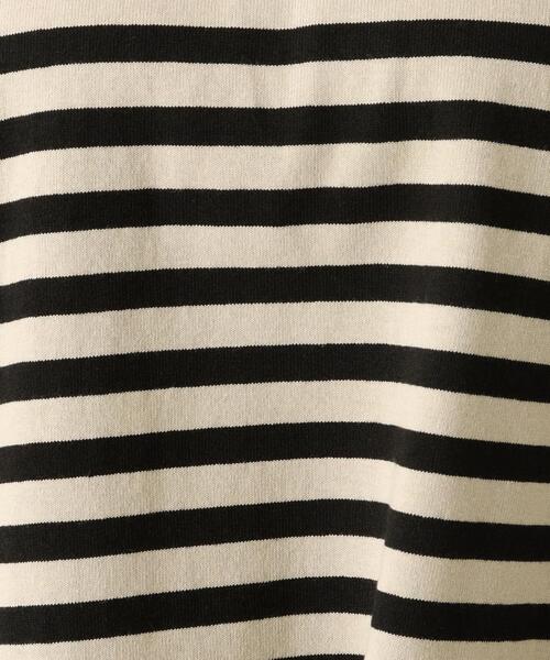one'sterrace(ワンズテラス)の「ゆったりラグラン 7分袖ボーダープルオーバー(Tシャツ/カットソー・レディース・ブルー系その他7/ブラック系8/ブラウン系8/ネイビー系5・02)」の12枚目の写真