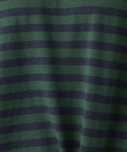 one'sterrace(ワンズテラス)の「ゆったりラグラン 7分袖ボーダープルオーバー(Tシャツ/カットソー・レディース・ブルー系その他7/ブラック系8/ブラウン系8/ネイビー系5・02)」の16枚目の写真