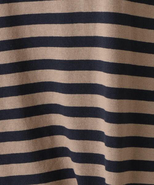 one'sterrace(ワンズテラス)の「ゆったりラグラン 7分袖ボーダープルオーバー(Tシャツ/カットソー・レディース・ブルー系その他7/ブラック系8/ブラウン系8/ネイビー系5・02)」の18枚目の写真