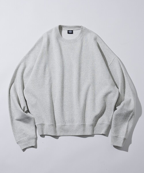 FREAK'S STORE(フリークスストア)の「限定展開 12oz Short Length ヘビーウェイト クルーネックスウェット/ショート丈(スウェット・メンズ・ブラック/ネイビー/アッシュグレー/スミクロ/グリーン/杢グレー/バーガンディー・SMALL/MEDIUM/LARGE)」の8枚目の写真