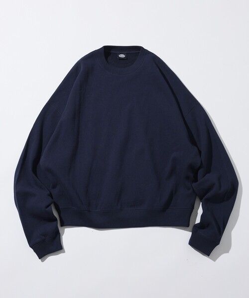 FREAK'S STORE(フリークスストア)の「限定展開 12oz Short Length ヘビーウェイト クルーネックスウェット/ショート丈(スウェット・メンズ・ブラック/ネイビー/アッシュグレー/スミクロ/グリーン/杢グレー/バーガンディー・SMALL/MEDIUM/LARGE)」の14枚目の写真