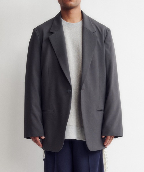DIGAWEL(ディガウェル)の「Jacket(generic)(テーラードジャケット・メンズ・ネイビー/ブラック/チャコールグレー・2)」の8枚目の写真
