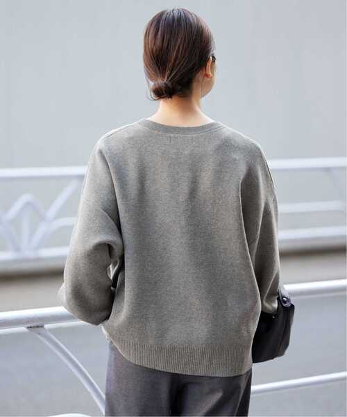 WEB限定カラー有り/追加》サガラ刺繍スウェットライクニット（ニット