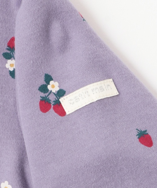 petit main(プティマイン)の「【オーガニック】ペプラム長袖Tシャツ(Tシャツ/カットソー・キッズ・ライトブルー/オフホワイト/ブルー/アイボリー/スモークピンク・110cm/100cm/120cm/90cm/130cm/80cm)」の19枚目の写真