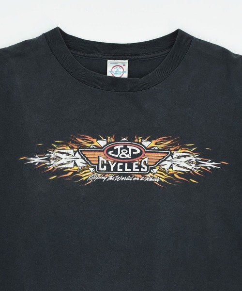 VINTAGE(ヴィンテージ)の「【USED】Y2K DELTA “BIKE WEEK 2002” バイク Tシャツ(Tシャツ/カットソー・メンズ・ブラック・X-LARGE)」の5枚目の写真