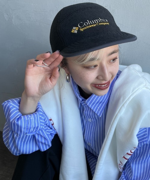 Columbia（コロンビア）の「【WEB限定】[Columbia/コロンビア] パラボリズムクリーク フリースキャップ（キャップ・レディース・ブラック/ターコイズブルー/レッド・ONE SIZE）」の2枚目の写真