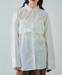 VICKY | ブロードビスチェ付きブラウス≪手洗い可能≫(シャツ/ブラウス)