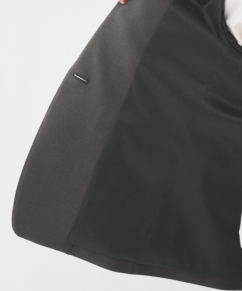 UNTITLED（アンタイトル）の「【洗える/お仕事スーツ】ドライメランジ テーラードジャケット（テーラードジャケット・レディース・チャコールグレー/ベージュ/ネイビー/チャコール/ベージュ系5・00/01/02/03/04/42/44/46/48/50）」の11枚目の写真