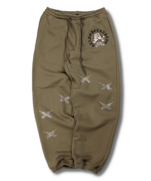 GALFY(ガルフィー)の「GALFY-ピカピカ注射器パンツ(スウェットパンツ・メンズ・カーキ/ブラック・L/XL)」の16枚目の写真