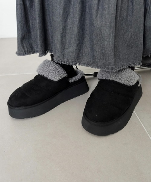 スリッポンボアシューズ（スリッポン）｜RODEO CROWNS WIDE BOWL