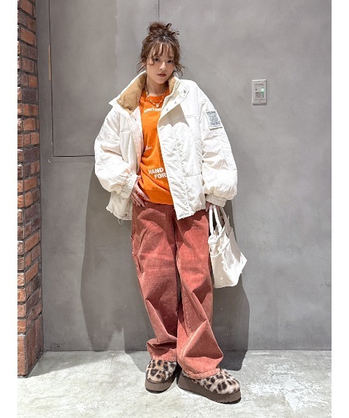 RODEO CROWNS WIDE BOWL（ロデオクラウンズワイドボウル）の「スリッポンボアシューズ（スリッポン・レディース・ホワイト系その他/ベージュ系その他/ブラック系その他/ブラウン系その他・LARGE/MEDIUM）」の8枚目の写真