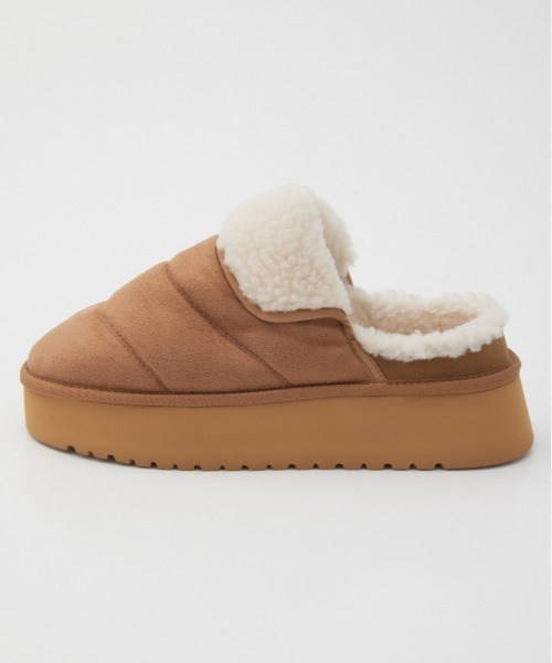 RODEO CROWNS WIDE BOWL（ロデオクラウンズワイドボウル）の「スリッポンボアシューズ（スリッポン・レディース・ホワイト系その他/ベージュ系その他/ブラック系その他/ブラウン系その他・LARGE/MEDIUM）」の13枚目の写真