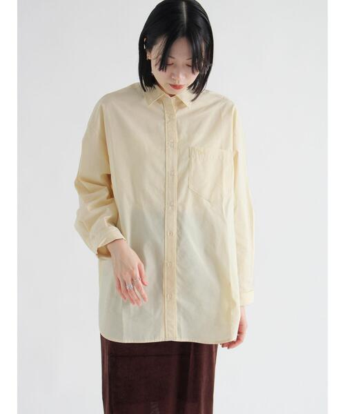 sm2rhythm（サマンサモスモスリズム）の「シャンブレーシャツ（シャツ/ブラウス・レディース・イエロー/サックスブルー/ピンク・F）」の18枚目の写真