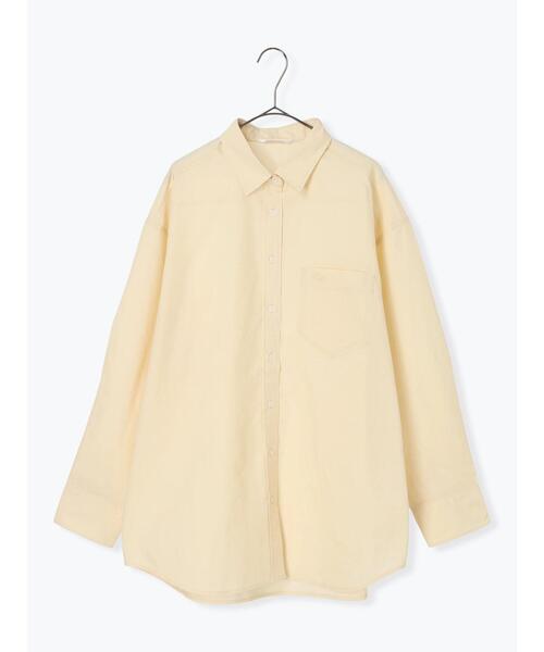 sm2rhythm（サマンサモスモスリズム）の「シャンブレーシャツ（シャツ/ブラウス・レディース・イエロー/サックスブルー/ピンク・F）」の9枚目の写真