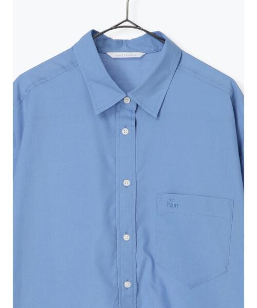 sm2rhythm（サマンサモスモスリズム）の「シャンブレーシャツ（シャツ/ブラウス・レディース・イエロー/サックスブルー/ピンク・F）」の12枚目の写真